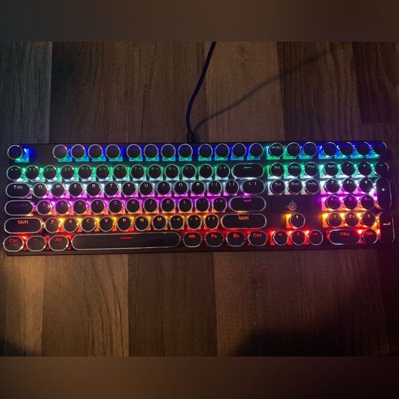 Geeklin Other - Geeklin Rainbow LED Backlit Gaming Keyboard,USB Wired.